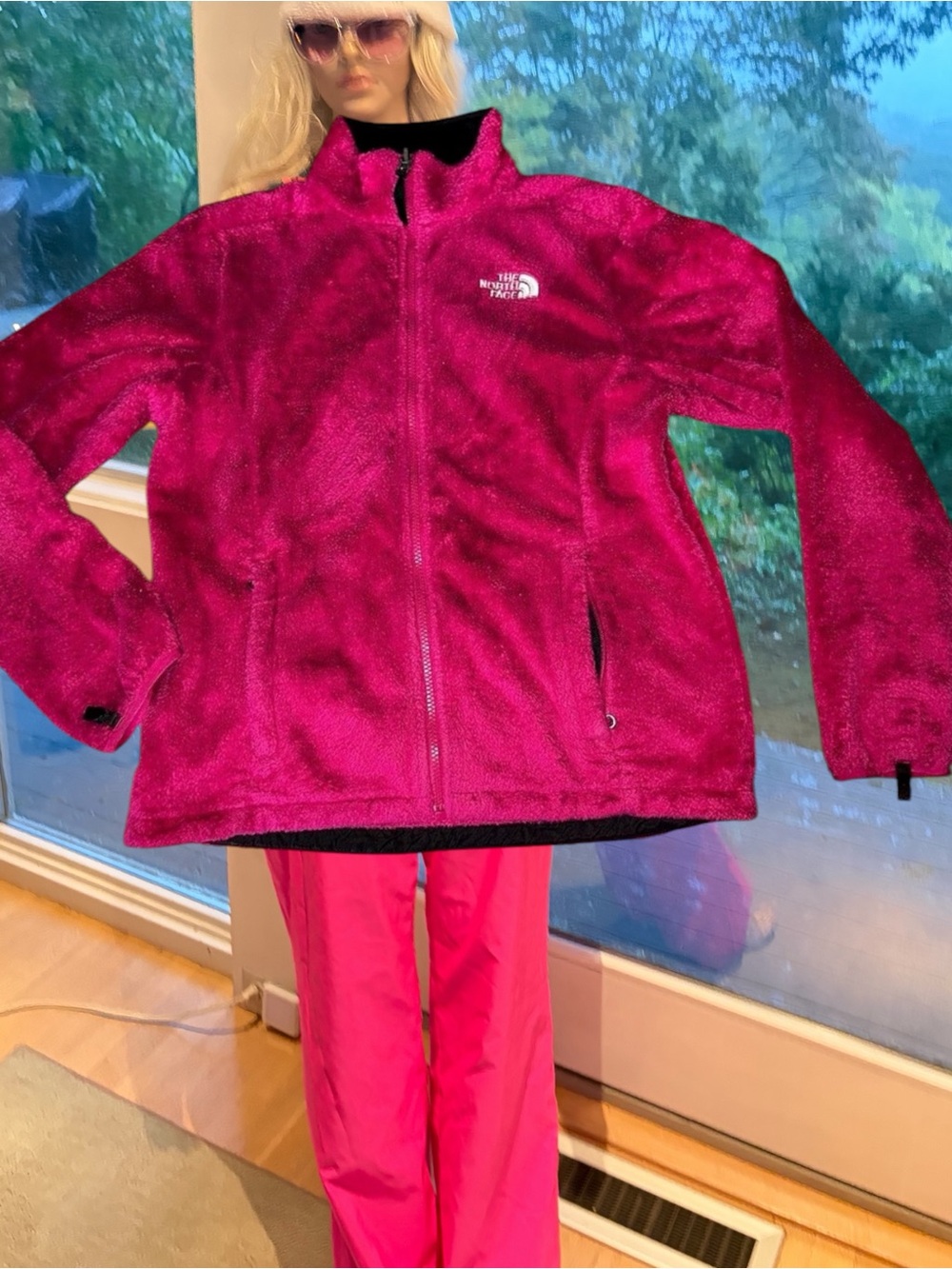 The North Face Osito Fleece Jacket Hot Pink M
